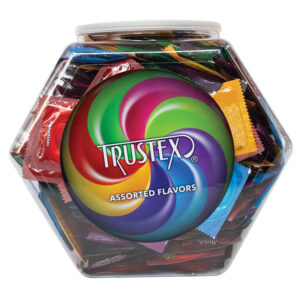 Trustex Assorted Flavor Condoms Bowl of 288pcs